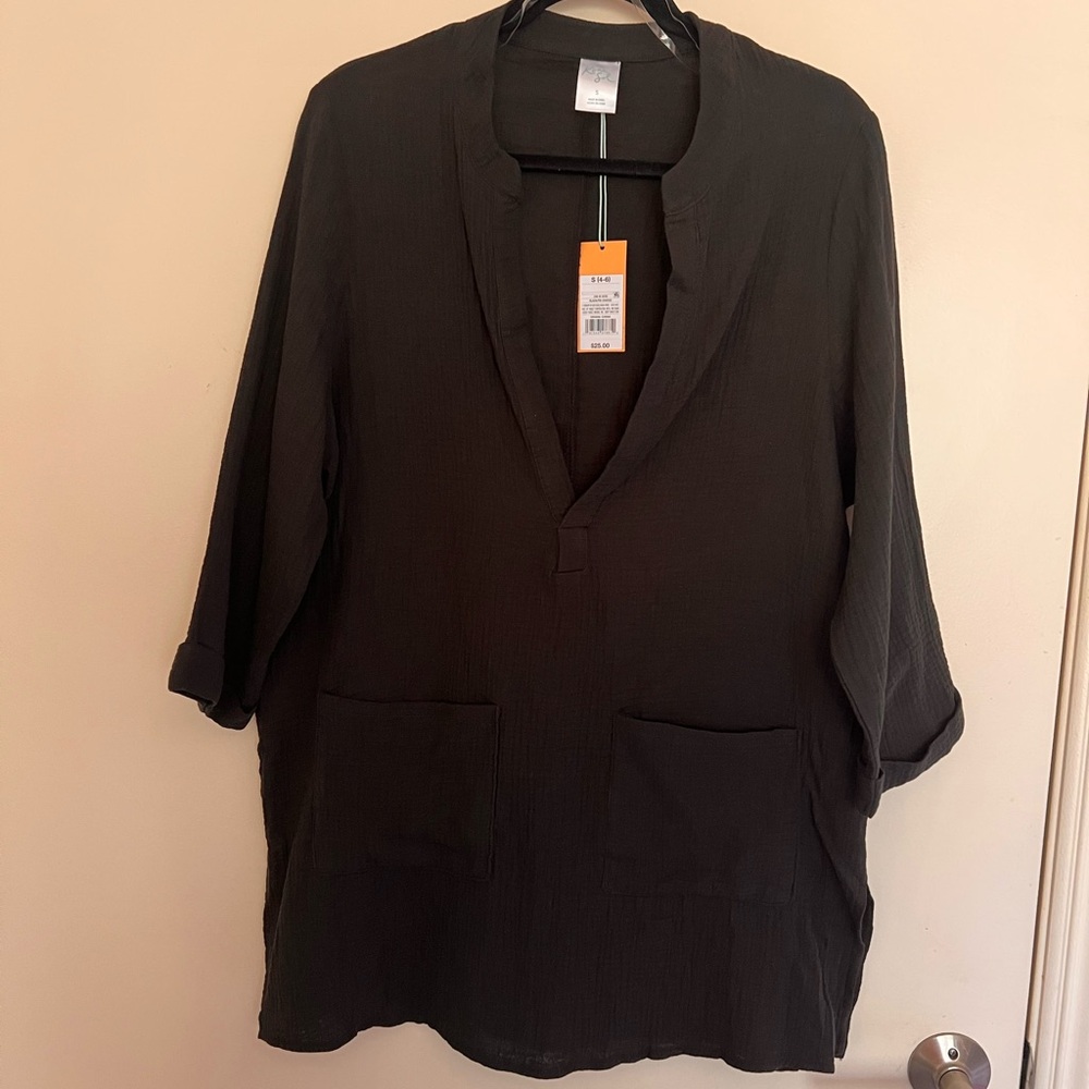 Dark Brown Tunic with Pockets